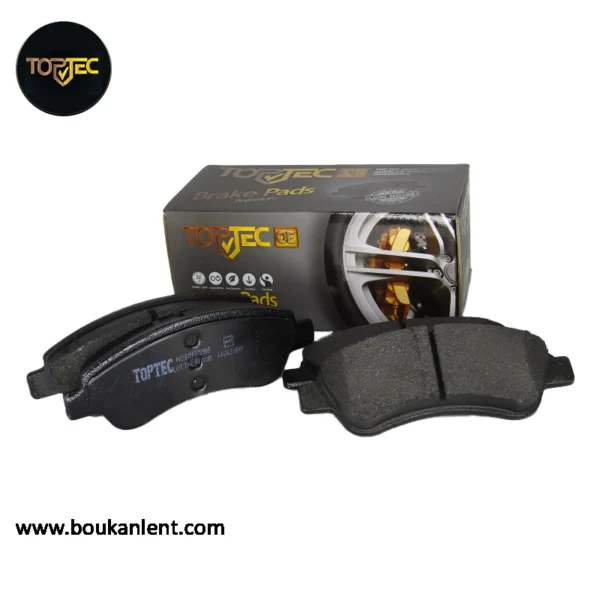 arisan 2 van brake pads top tec-brand لنت ترمز وانت آریسان 2 برند تاپ تک